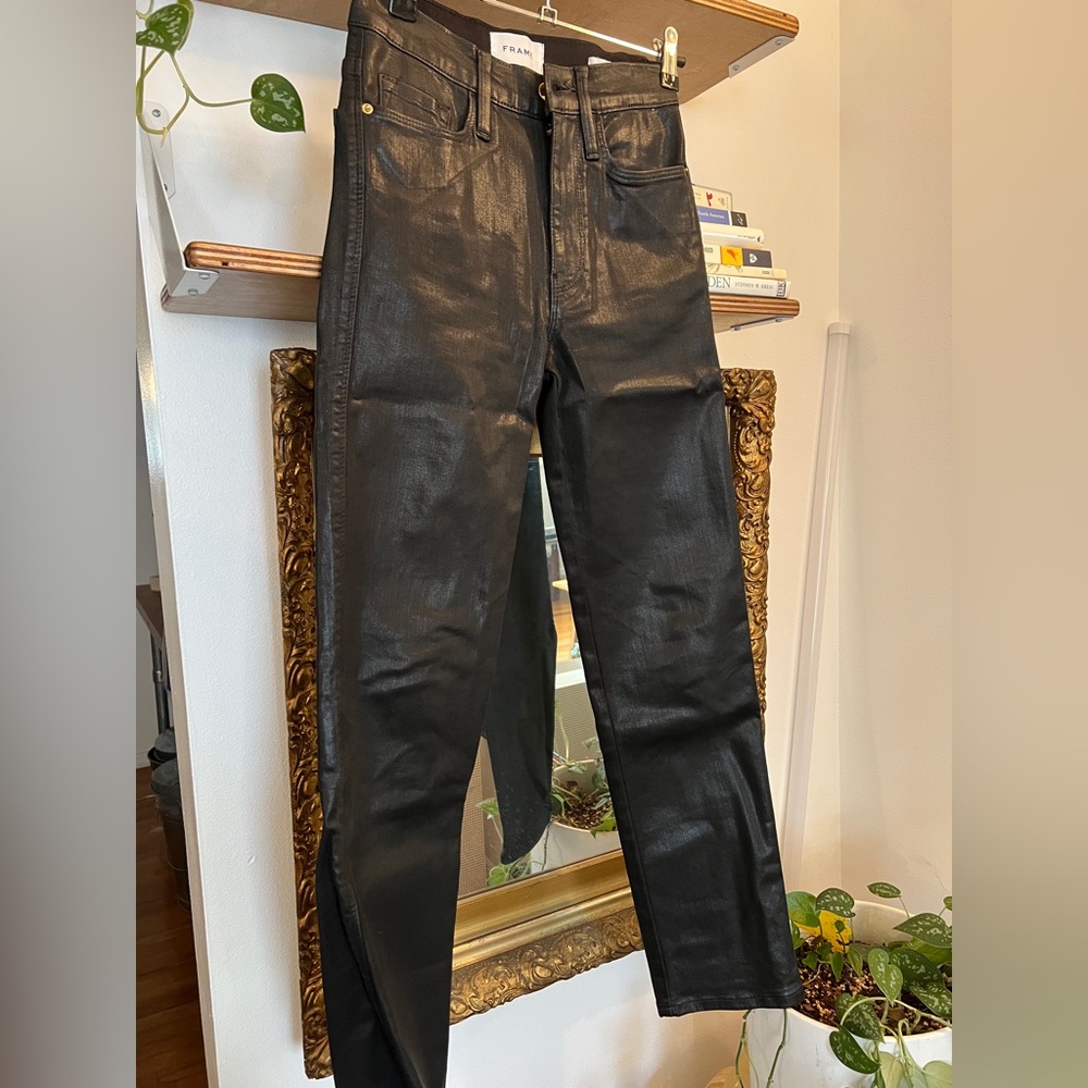 Frame Le Sylvie Straight Jean black size 24